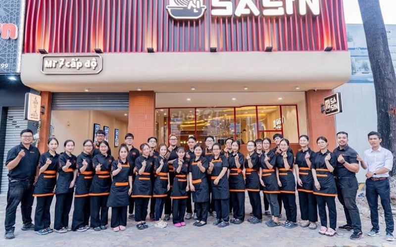 Handy Uni nhận may đồng phục quán mì cay số lượng ít