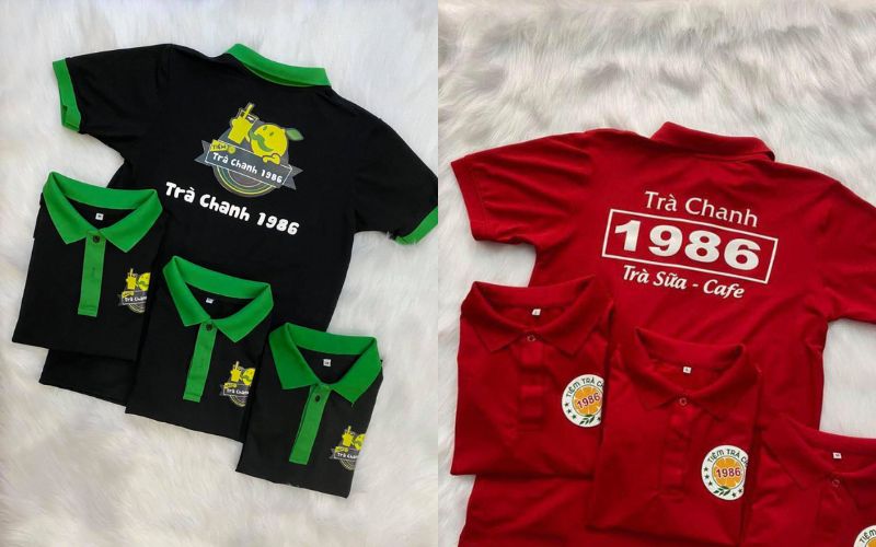 Handy Uni - Xưởng may đồng phục tiệm trà chanh theo yêu cầu