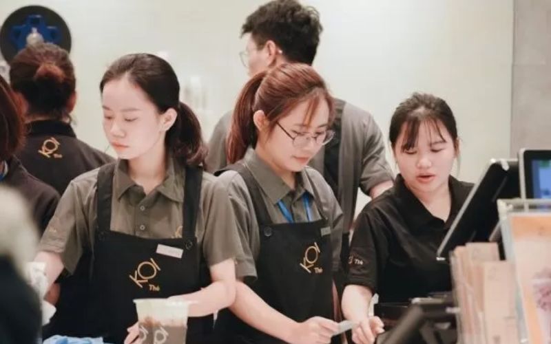 Tạo sự chuyên nghiệp và đồng bộ thương hiệu trà sữa