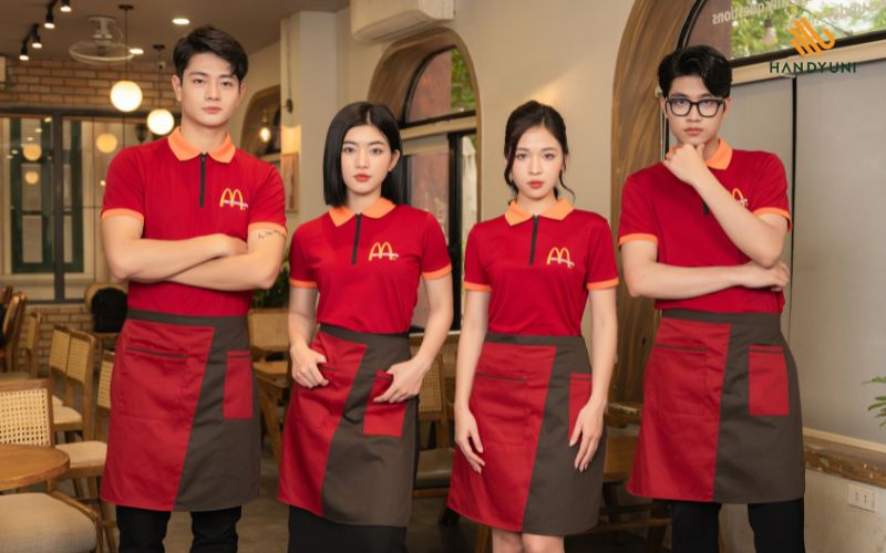 Tạp dề nửa thân/cả thân cho nhân viên order, bếp