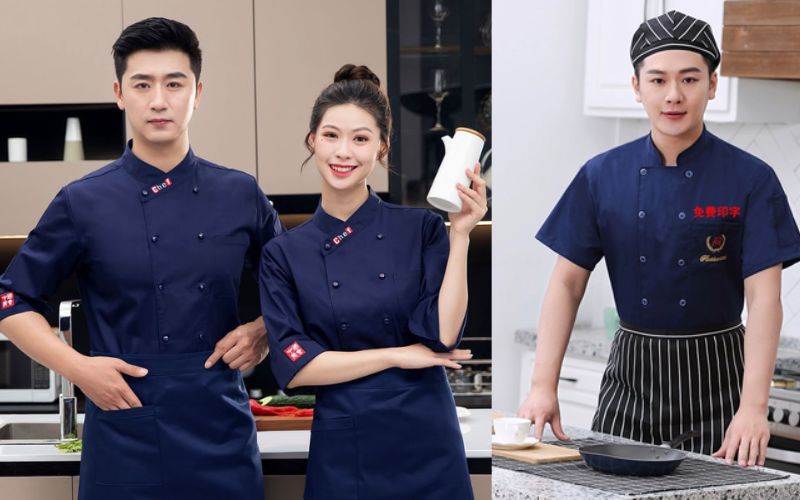 Áo bếp trưởng, phụ bếp