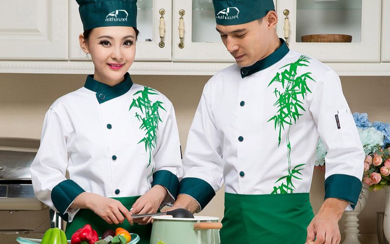 Đồng phục áo bếp may sẵn
