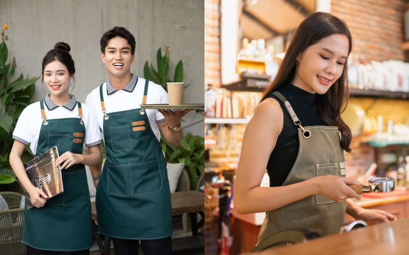 Handy Uni - Xưởng may tạp dề barista giá tốt, cao cấp, có thiết kế riêng theo concept