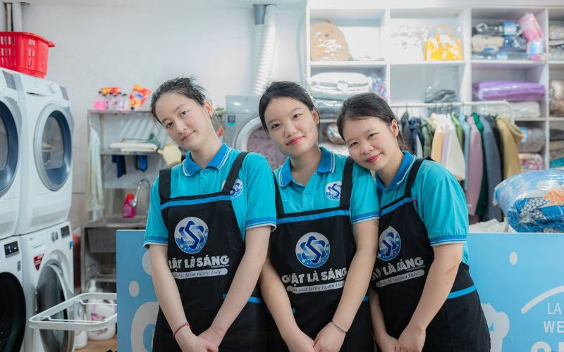 Màu sắc & thiết kế gợi ý theo không gian tiệm giặt là