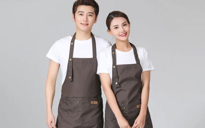 Tạp dề dài quàng cổ