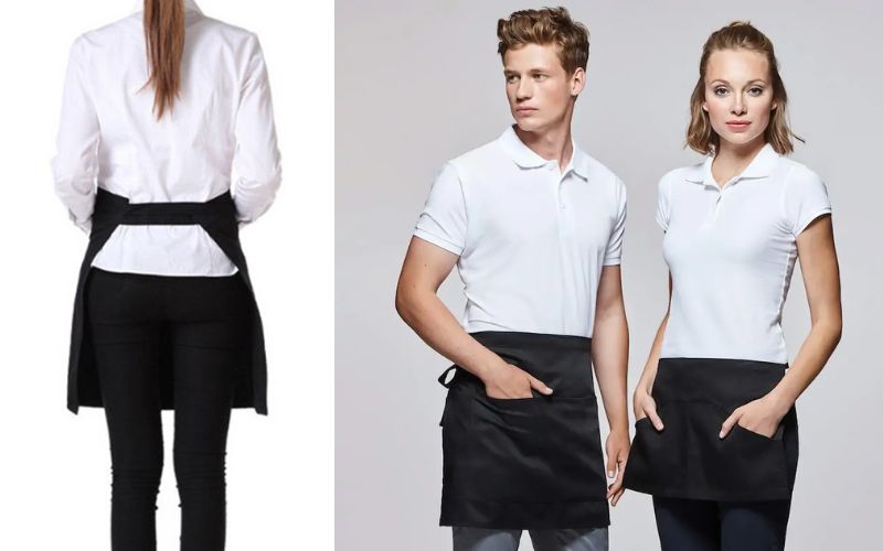 Tạp dề lửng (ngang eo)