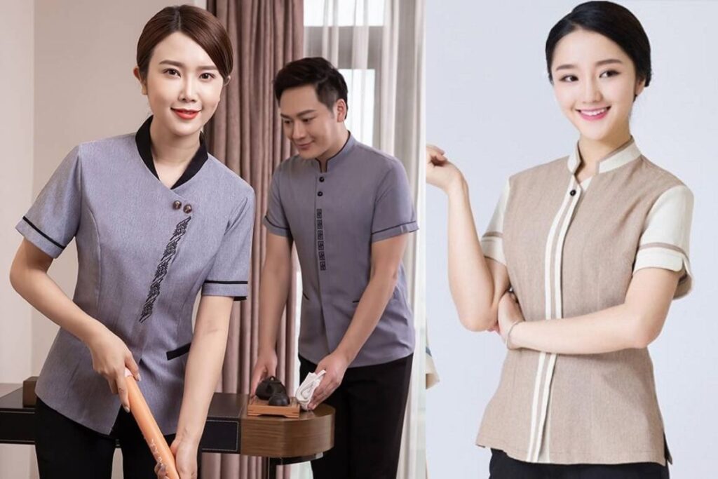 Đồng phục tạp vụ văn phòng