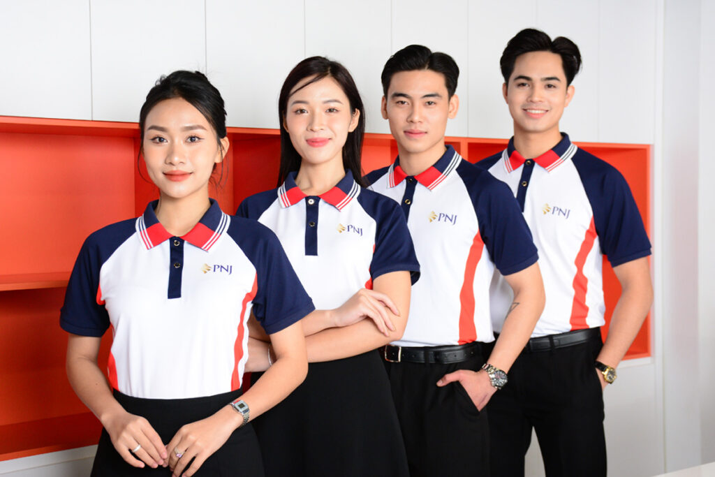 Áo polo đồng phục tiệm vàng