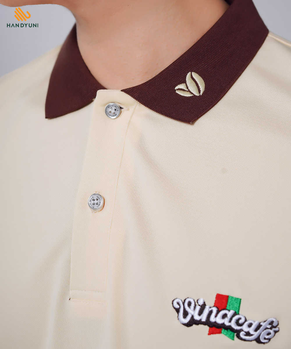 Đồng phục công ty Vinacafe thêu logo