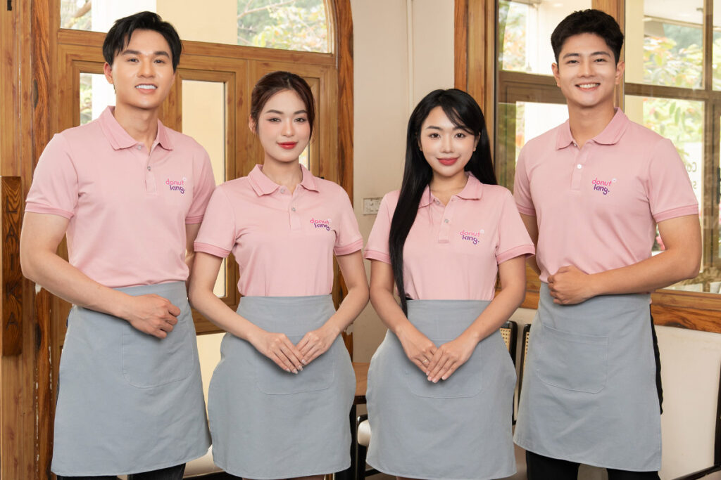 Handy Uni nhận may đồng phục quán ăn trong 5 - 7 ngày
