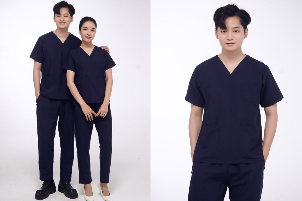 May đồng phục nha khoa bằng vải Kate Ford