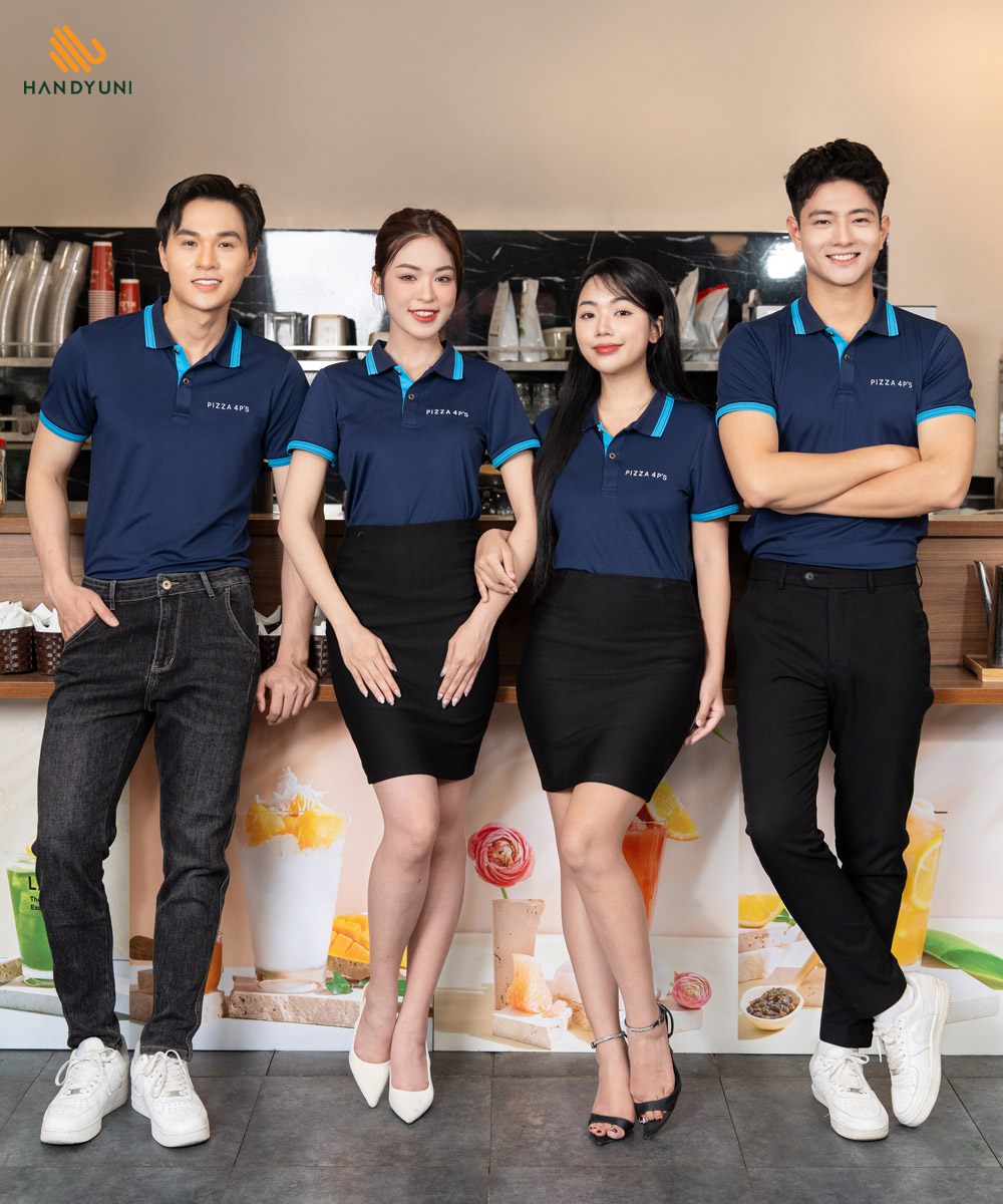 May đồng phục tiệm pizza giá rẻ