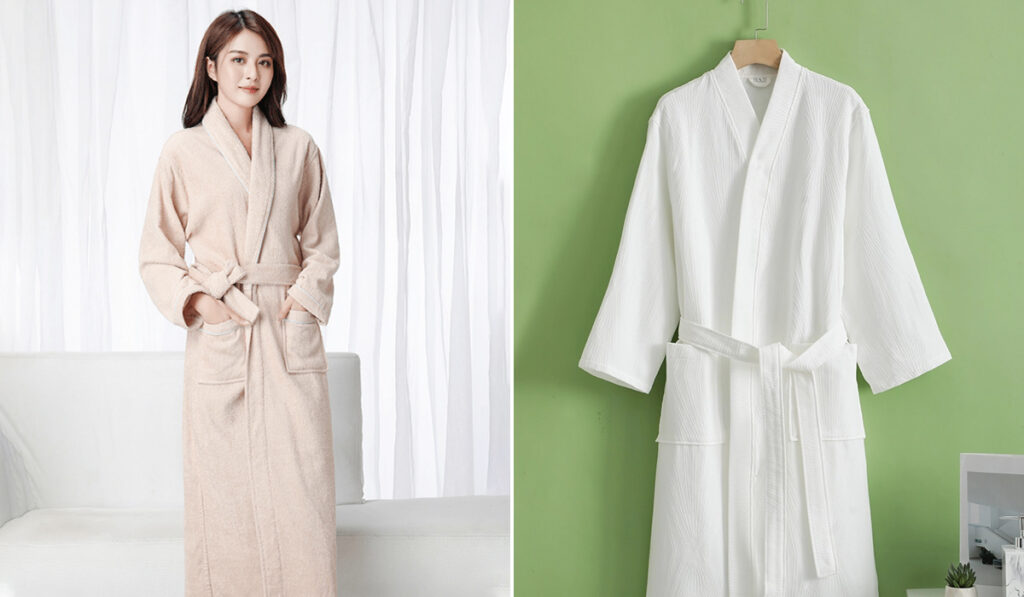 Áo choàng tắm khách sạn cổ Shawl