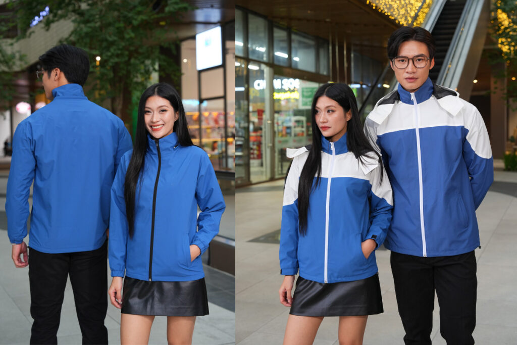 Áo khoác gió cho công ty bất động sản