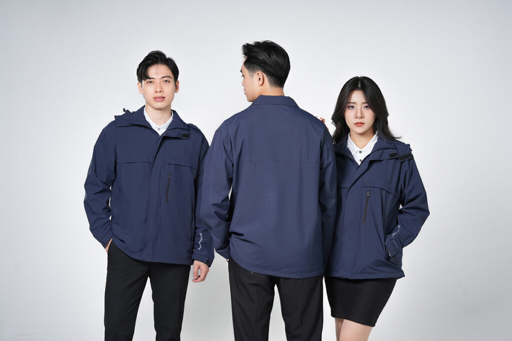 Áo khoác gió đồng phục công ty bảo hiểm