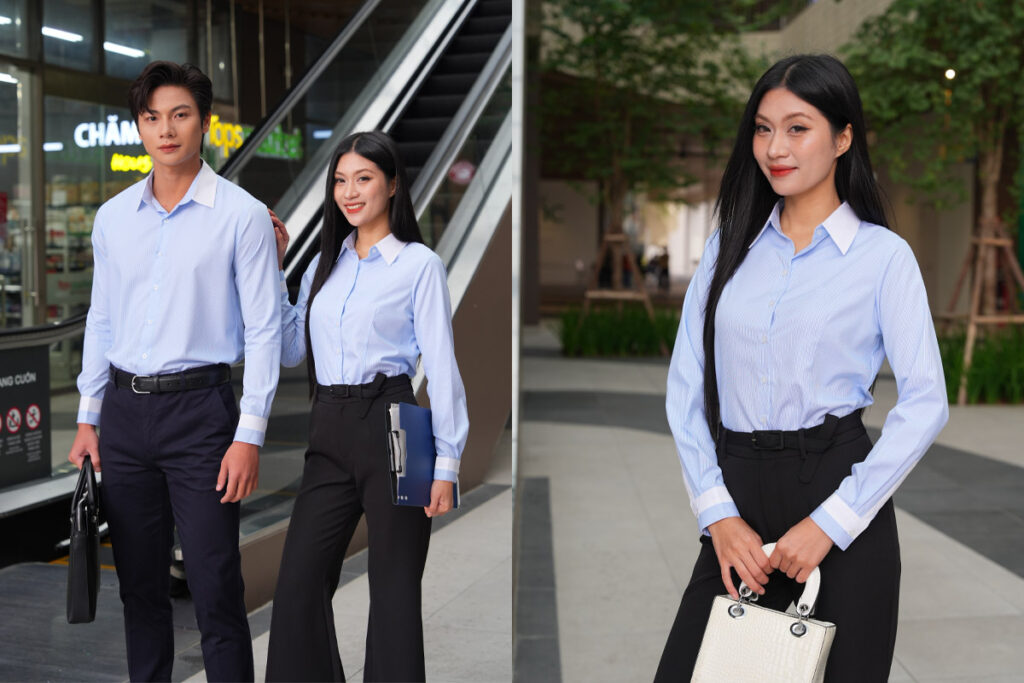 Áo sơ mi đồng phục bất động sản