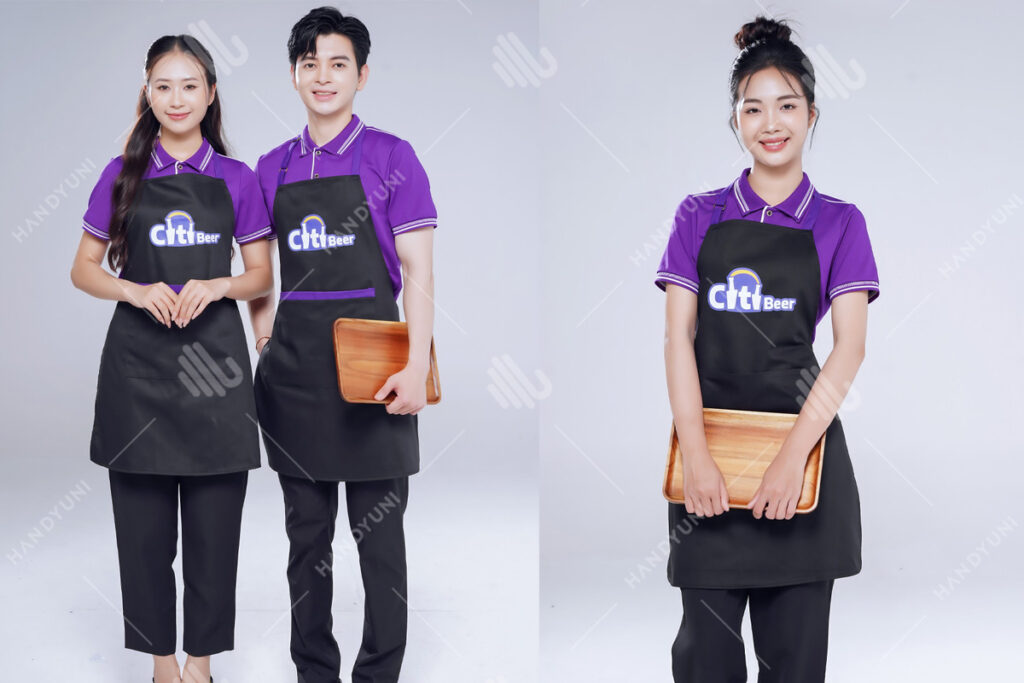 Combo Đồng Phục Citi Beer: Áo Polo & Tạp Dề Yếm