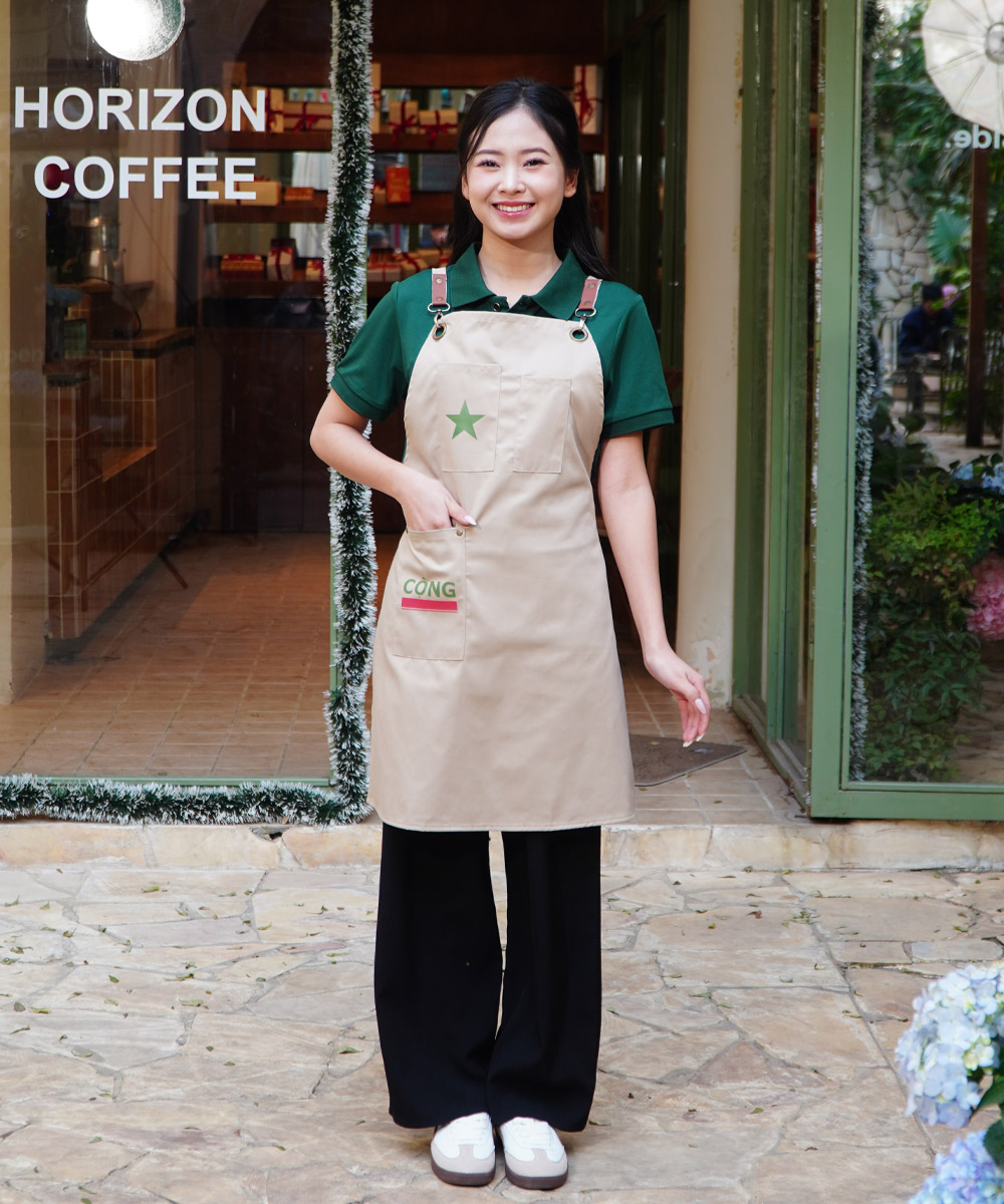 May Áo Đồng Phục Nhà Hàng, Quán Ăn Giá Tốt Chỉ T Đồng phục nhân viên quán Cộng Cà Phê