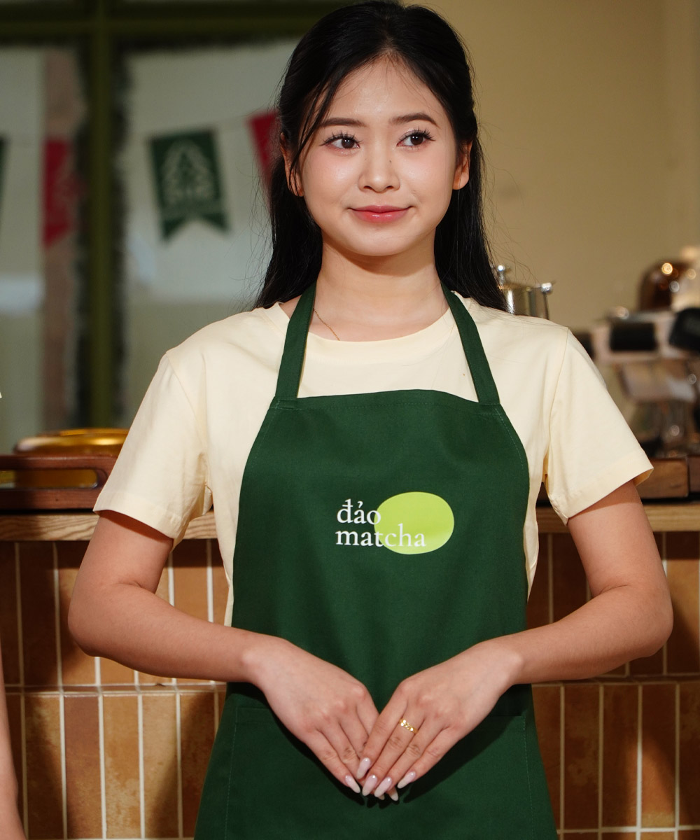 May Áo Đồng Phục Nhà Hàng, Quán Ăn Giá Tốt Chỉ T Tạp dề đồng phục Đảo Matcha