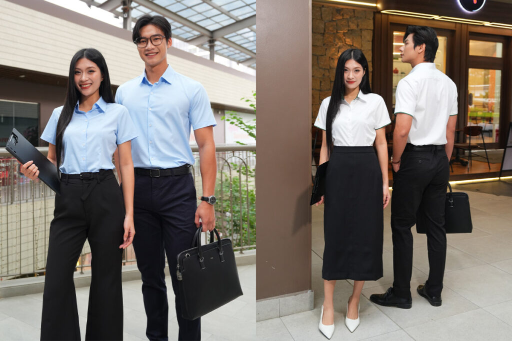 Handy Uni - Xưởng may đồng phục công ty bất động sản giá rẻ