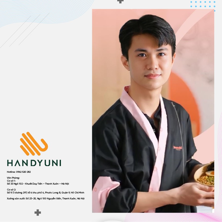 Thiết kế của đồng phục nhà hàng Nhật Bản đề cao sự tinh tế tối giản