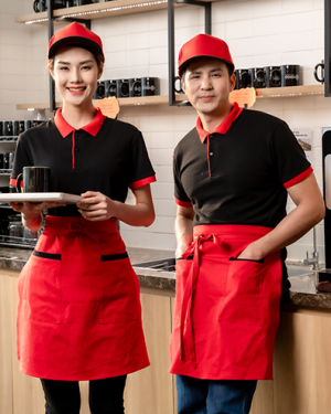 Combo đồng phục quán trà sữa