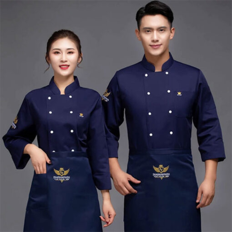 áo đầu bếp nhà hàng hàn quốc