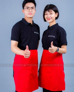 Áo đồng phục quán cafe thương hiệu Dingtea