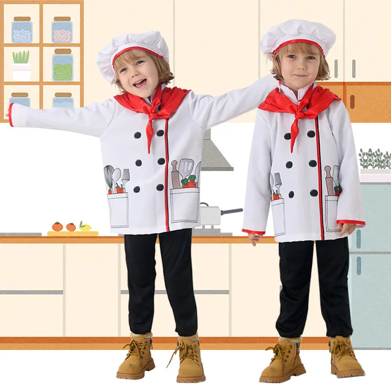 bộ quần áo đầu bếp cho bé