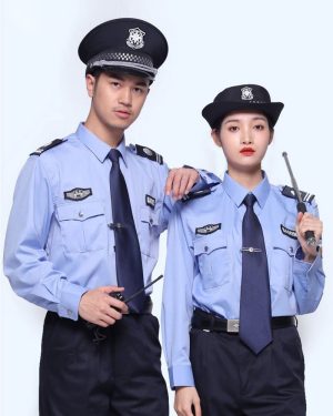 Đồng phục bảo vệ khách sạn màu xanh dương