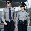 Đồng phục bảo vệ khách sạn màu đen phối xám