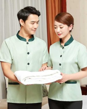 Đồng phục buồng phòng khách sạn mẫu 01