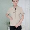Đồng phục buồng phòng khách sạn màu be