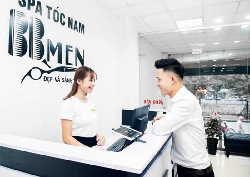 Đồng phục salon tóc cho nhân viên lễ tân