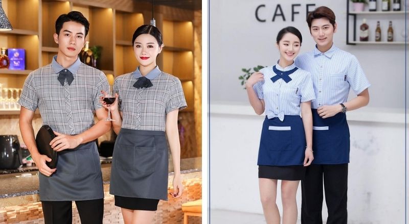 Đồng phục nhà hàng Hàn Quốc hiện đại