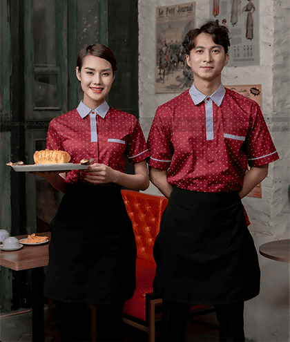 Đồng phục nhà hàng Hàn Quốc mẫu 01