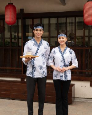 đồng phục nhà hàng Nhật Bản mẫu 09