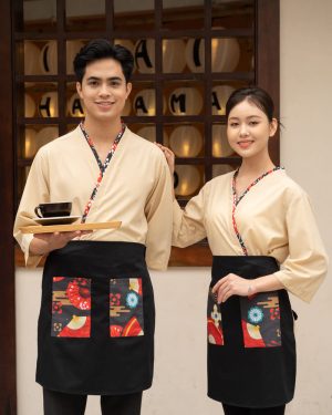 đồng phục nhà hàng Nhật Bản mẫu 13