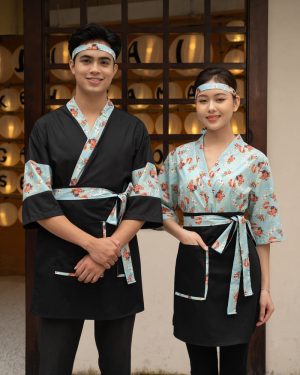 Đồng phục nhà hàng Nhật Bản mẫu 14