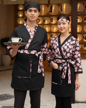 đồng phục nhà hàng Nhật Bản mẫu 15