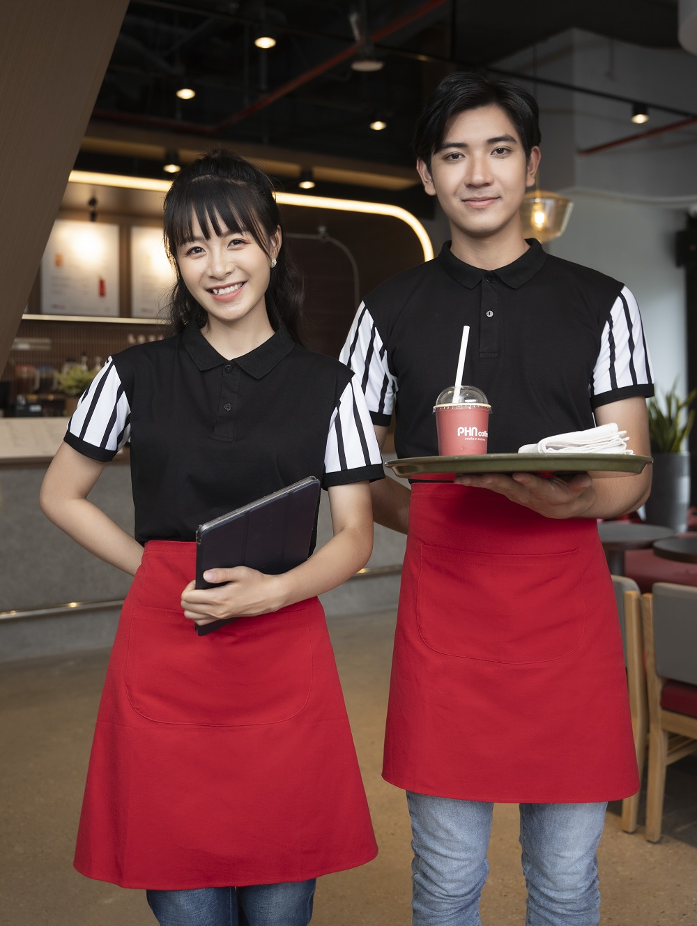 Đồng phục quán cà phê Handy Uni mẫu 12