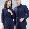 Đồng phục quản lý khách sạn màu xanh