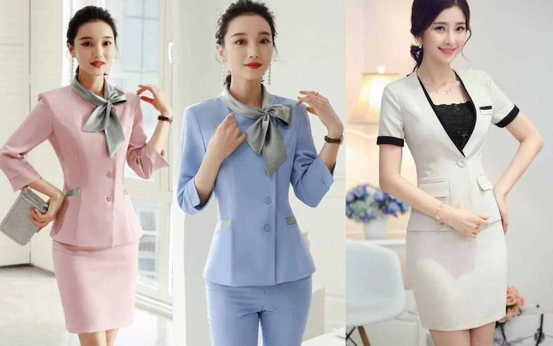 Đồng phục quản lý spa giúp tạo nên hình ảnh chuyên nghiệp trong mắt khách hàng