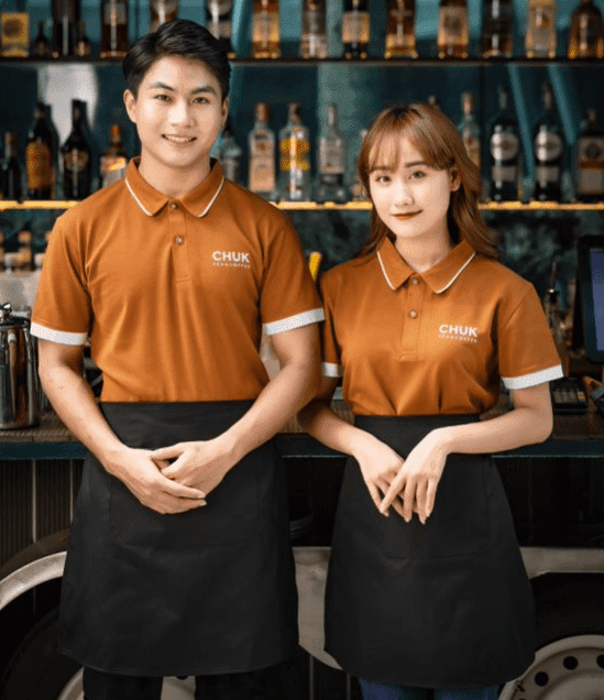Đồng phục quán trà sữa Handy Uni mẫu 8