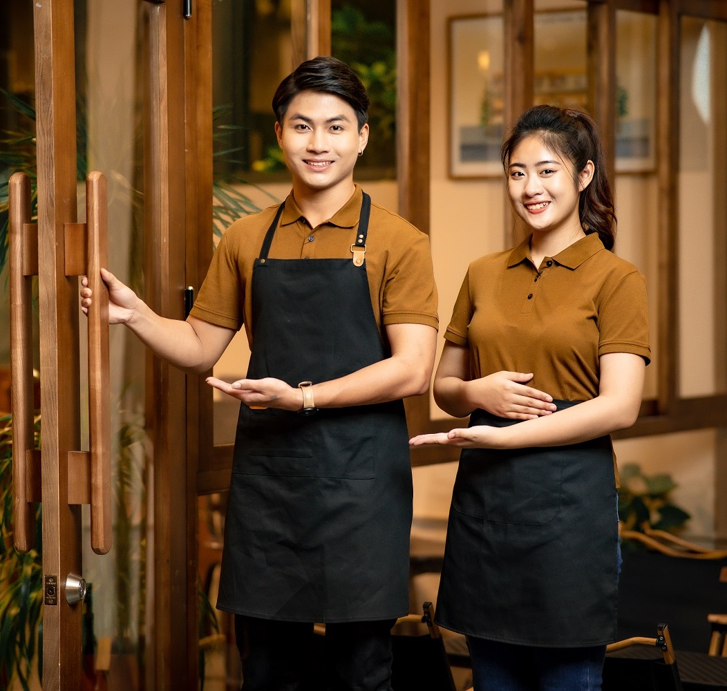 Đồng phục quán trà sữa Handy Uni mẫu 6