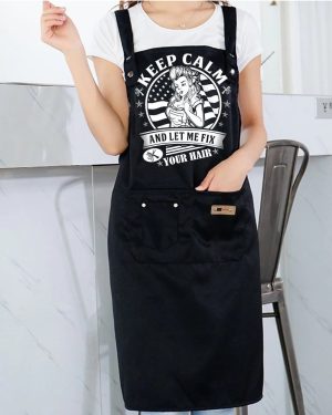 Tạp dề đồng phục salon tóc mẫu 11