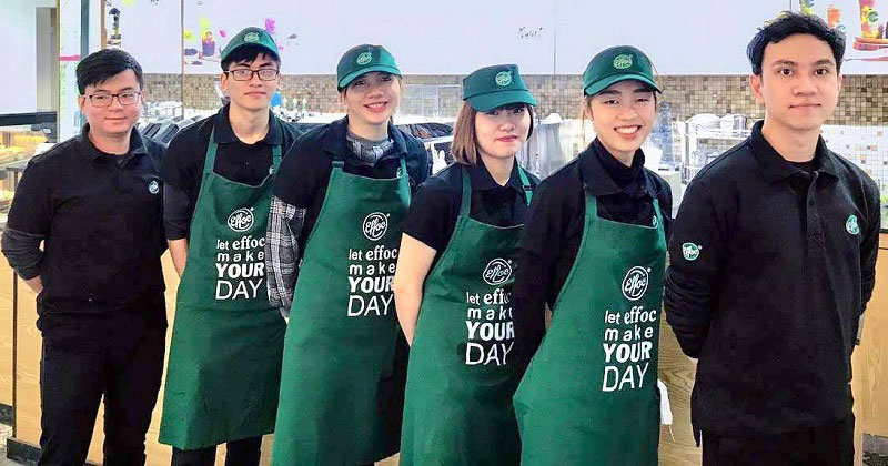 Top 3+ mẫu đồng phục Effoc Coffee khẳng định phong cách thương hiệu