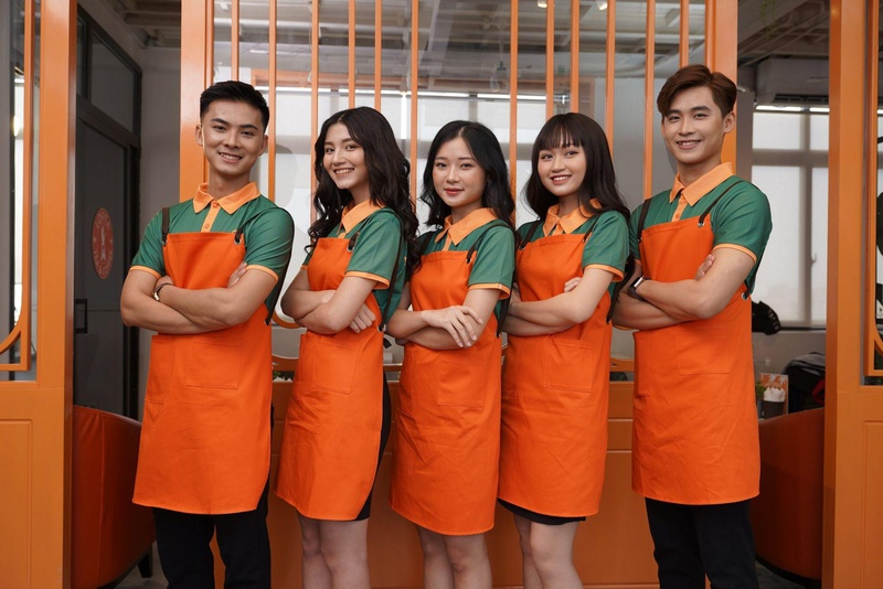 may đồng phục nhà hàng hà nội