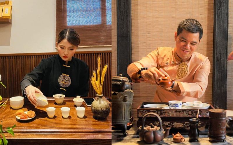 may đồng phục quán trà đạo