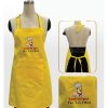 Tạp Dề Bánh Mì màu vàng phối túi in logo